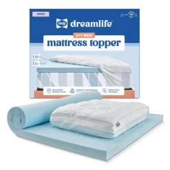 Sealy Dreamlife™ 3-in. Gel Memory Foam Mattress Topper & 1-in. Quilted Cooling Cover