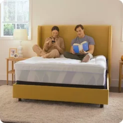 Sealy Dreamlife™ 3-in. Gel Memory Foam Mattress Topper & 1-in. Quilted Cooling Cover -Bedding Shop 7225646 ALT2