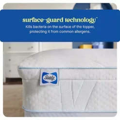 Sealy Dreamlife™ 3-in. Gel Memory Foam Mattress Topper & 1-in. Quilted Cooling Cover -Bedding Shop 7225646 ALT7