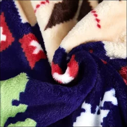 Home Soft Things Christmas Printed Flannel Fleece Blanket -Bedding Shop 7232923 ALT4