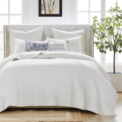 Greenland Home Fashions Monterrey White Quilt Set -Bedding Shop 7233935 Antique White 1