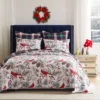 Greenland Home Fashions Cardinal Plaid Quilt & Sham Set