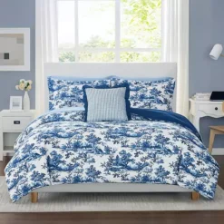 Modern Threads Shaya Toile Floral 8-Piece Comforter Set