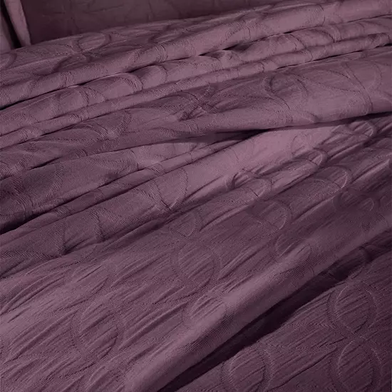 SUPERIOR Serenity Matelasse Weave Jacquard Celtic Circle Bedspread And Sham Set 6 SUPERIOR Serenity Matelasse Weave Jacquard Celtic Circle Bedspread And Sham Set - Image 6