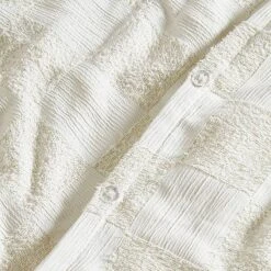 Truly Soft Textured Checkered Grey 3-Piece Duvet Cover Set -Bedding Shop 7300527 ALT6