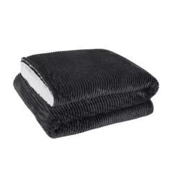 London Fog Corduroy Throw Blanket