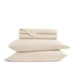 Home Collection Ultra Soft Cotton Jersey Sheet Set 27 Home Collection Ultra Soft Cotton Jersey Sheet Set -Bedding Shop 7330020 Oatmeal 1