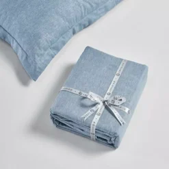 SUPERIOR Melange Flannel Cotton Two-Toned Textured Duvet Cover Set -Bedding Shop 7331894 ALT6