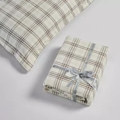 SUPERIOR Plaid Flannel Cotton Classic Farmhouse Duvet Cover Set -Bedding Shop 7331896 ALT7