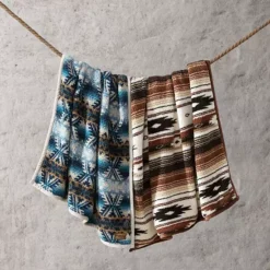 Wrangler Coyote Sands Print Throw Blanket -Bedding Shop 7379890 ALT6