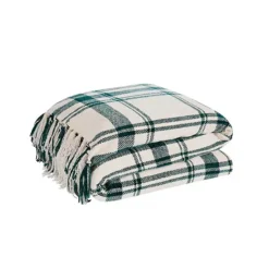 Truly Soft Plaid Chenille Throw Blanket