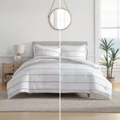 Nautica Cable Striped Comforter Set -Bedding Shop 7400465 ALT5