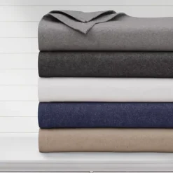 Tribeca Living German Cotton Oversized Blanket -Bedding Shop 7431988 ALT3