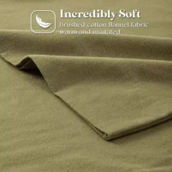 SUPERIOR Rome Brushed Flannel Cotton Deep Pocket Sheet Set -Bedding Shop 7437001 ALT5