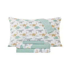 Turnstyle Alonsa Striped Sheet Set -Bedding Shop 7453094 Green