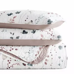 Home Collection Floral Patterned Reversible All Season Down-Alternative Quilt Set -Bedding Shop 7474300 ALT3