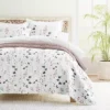 Home Collection Floral Patterned Reversible All Season Down-Alternative Quilt Set