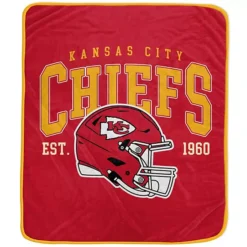 Pegasus Kansas City Chiefs Vintage Arch Ultra Soft 50" X 60" Blanket