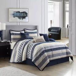 Nanshing Kitana Stripe Jacquard Comforter Set