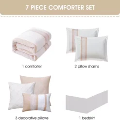 Nanshing Durango 7 Piece Stripe Comforter Set -Bedding Shop 7497224 ALT6