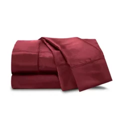 Martex Satin L'amour 2-pc. Pillowcase Set -Bedding Shop 7501578 Red 1