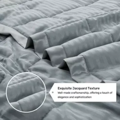Unikome Hotel Collection Lightweight Down Alternative Blanket With Satin Trim All Season Design -Bedding Shop 7524197 ALT2