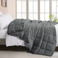 Unikome Hotel Collection Lightweight Down Alternative Blanket With Satin Trim All Season Design