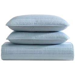 Beatrice Home Fashions Coralinn Stripe Quilt Set 12 Beatrice Home Fashions Coralinn Stripe Quilt Set -Bedding Shop 7547369 ALT2