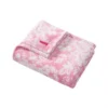Betsey Johnson Cottage Floral Pink Throw Blanket