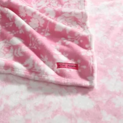 Betsey Johnson Cottage Floral Pink Throw Blanket -Bedding Shop 7551428 ALT2