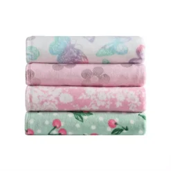 Betsey Johnson Cottage Floral Pink Throw Blanket -Bedding Shop 7551428 ALT5