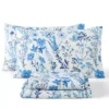 HLC.ME Floral Multi Piece Bed Sheets Set - Soft & Wrinkle Resistant - Beds Up To 15 Inches Deep