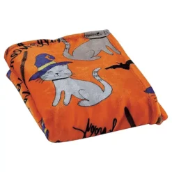 Throw Blanket, Ideal For Fall And Winter - Stylish Designs To Share With Friends And Family -Bedding Shop 7557484 Spooky Cats