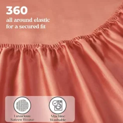 SUPERIOR 1200 Thread Count Deep Pocket Bedding Sheet Set -Bedding Shop 7580066 ALT5