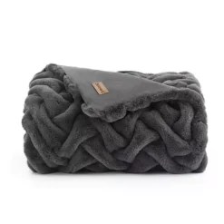 Bearpaw Claire Faux Fur Throw Blanket