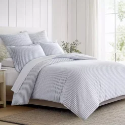 Levtex Home Tobago Stripe Blue Duvet Cover Set