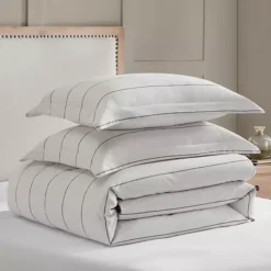 Levtex Home Leo Stripe Black Comforter Set -Bedding Shop 7616863 ALT3