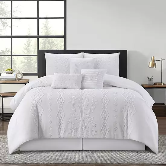 Nanshing Amalthea 7-pc. Leaves Comforter Set 7 Nanshing Amalthea 7-pc. Leaves Comforter Set - Image 7