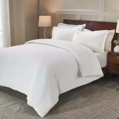 SUPERIOR Rome Flannel Cotton Solid Duvet Cover Set