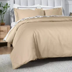 SUPERIOR 650 Thread Count Egyptian Cotton Solid Duvet Cover Set 25 SUPERIOR 650 Thread Count Egyptian Cotton Solid Duvet Cover Set -Bedding Shop 7628083 Linen