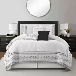 Nanshing Gordinia 7-pc. Geometric Comforter Set