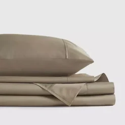 Five Queens Court Superior Sheet Set With Pillowcases -Bedding Shop 7659867 Brown