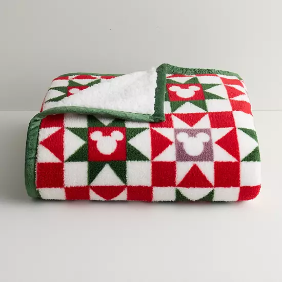 The Big One® Disney's Sherpa Holiday Throw Blanket 5 The Big One® Disney's Sherpa Holiday Throw Blanket - Image 5