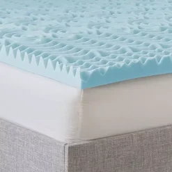BodiPedic 1.5-Inch 5-Zone Gel-Infused Mattress Topper