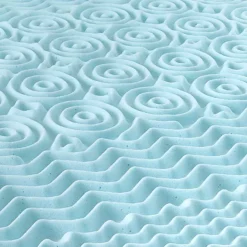 BodiPedic 1.5-Inch 5-Zone Gel-Infused Mattress Topper -Bedding Shop 7684425 ALT2