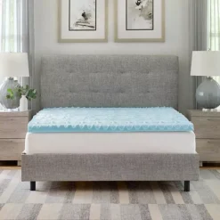 BodiPedic 1.5-Inch 5-Zone Gel-Infused Mattress Topper -Bedding Shop 7684425 ALT4