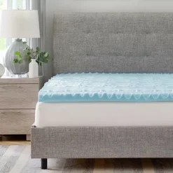 BodiPedic 1.5-Inch 5-Zone Gel-Infused Mattress Topper -Bedding Shop 7684425 ALT6