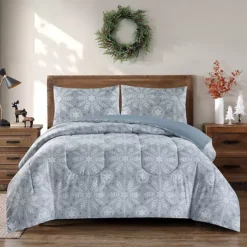 Hudson & Main Holiday Comforter Set 15 Hudson & Main Holiday Comforter Set -Bedding Shop 7724947 Snowflake