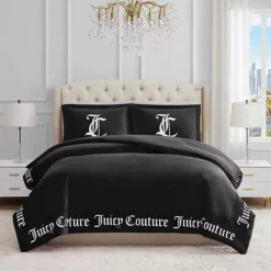 Juicy Couture Gothic Comforter Set With Shams -Bedding Shop 7744214 Black