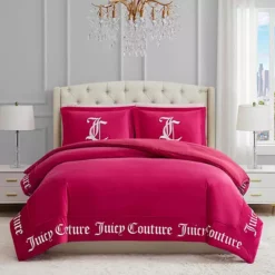Juicy Couture Gothic Comforter Set With Shams -Bedding Shop 7744214 Hot Pink